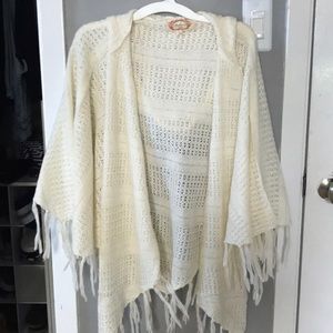 Forever 21 Sleeveless Knit Shawl/Wrap